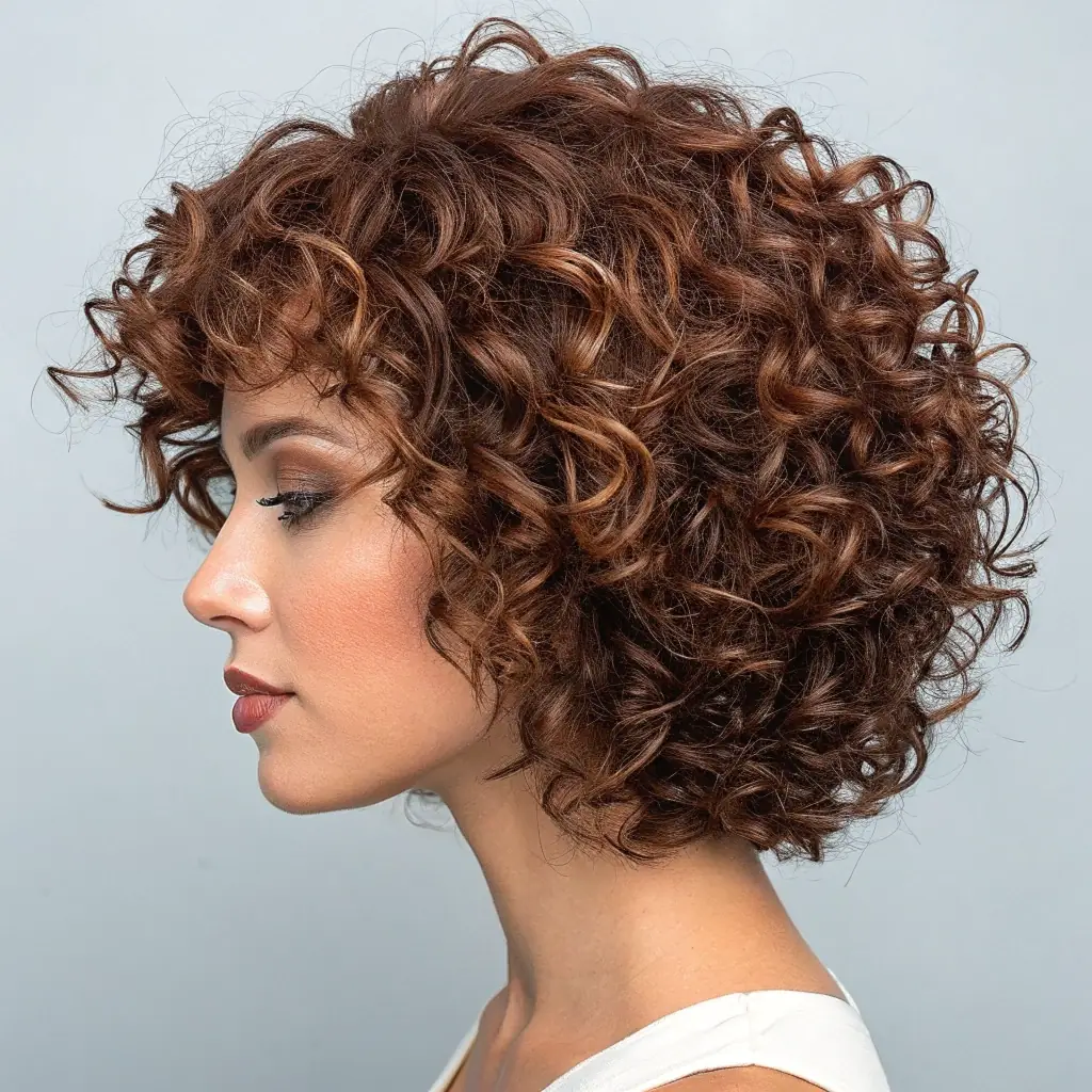 Curly Bob Wig