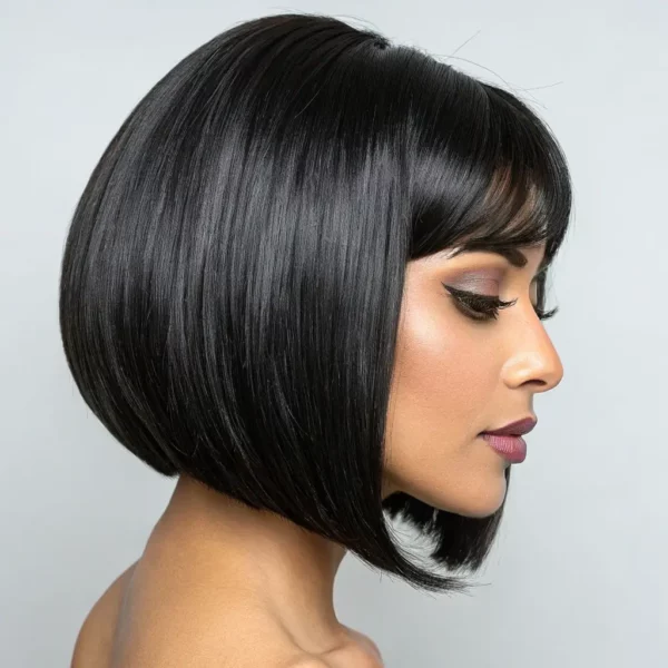 Silky Straight Bob Wig
